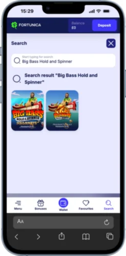 Search Big Bass Hold and Spinner
